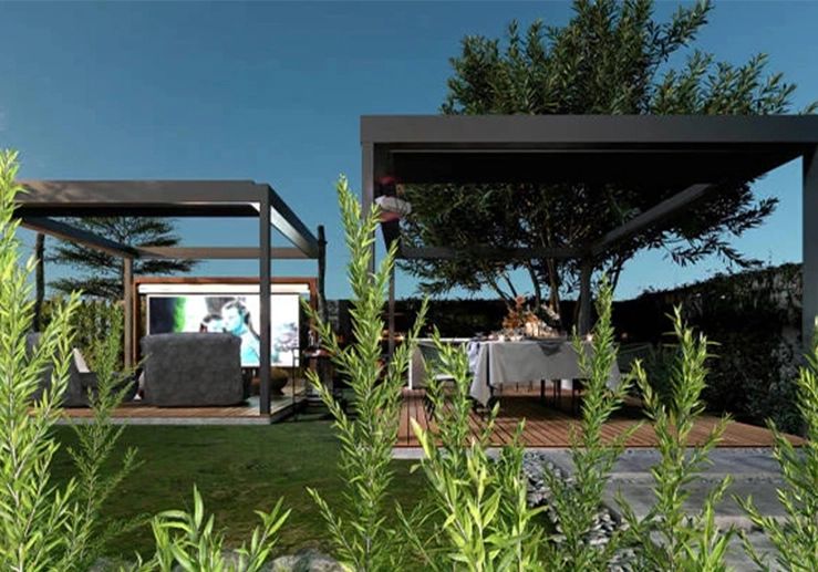 Year-Round Enjoyment: Weather-Resistant Features Of Metal Frame Cabanas ... intended for Kooper 2 Piece Sunbrella Outdoor Patio 96In Sofa, Spa