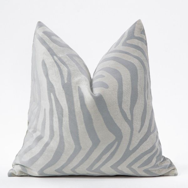 Zebra Lumbar Pillow - Etsy pertaining to The Science Behind Zebra Gray Lumbar Pillow Design for Better Posture