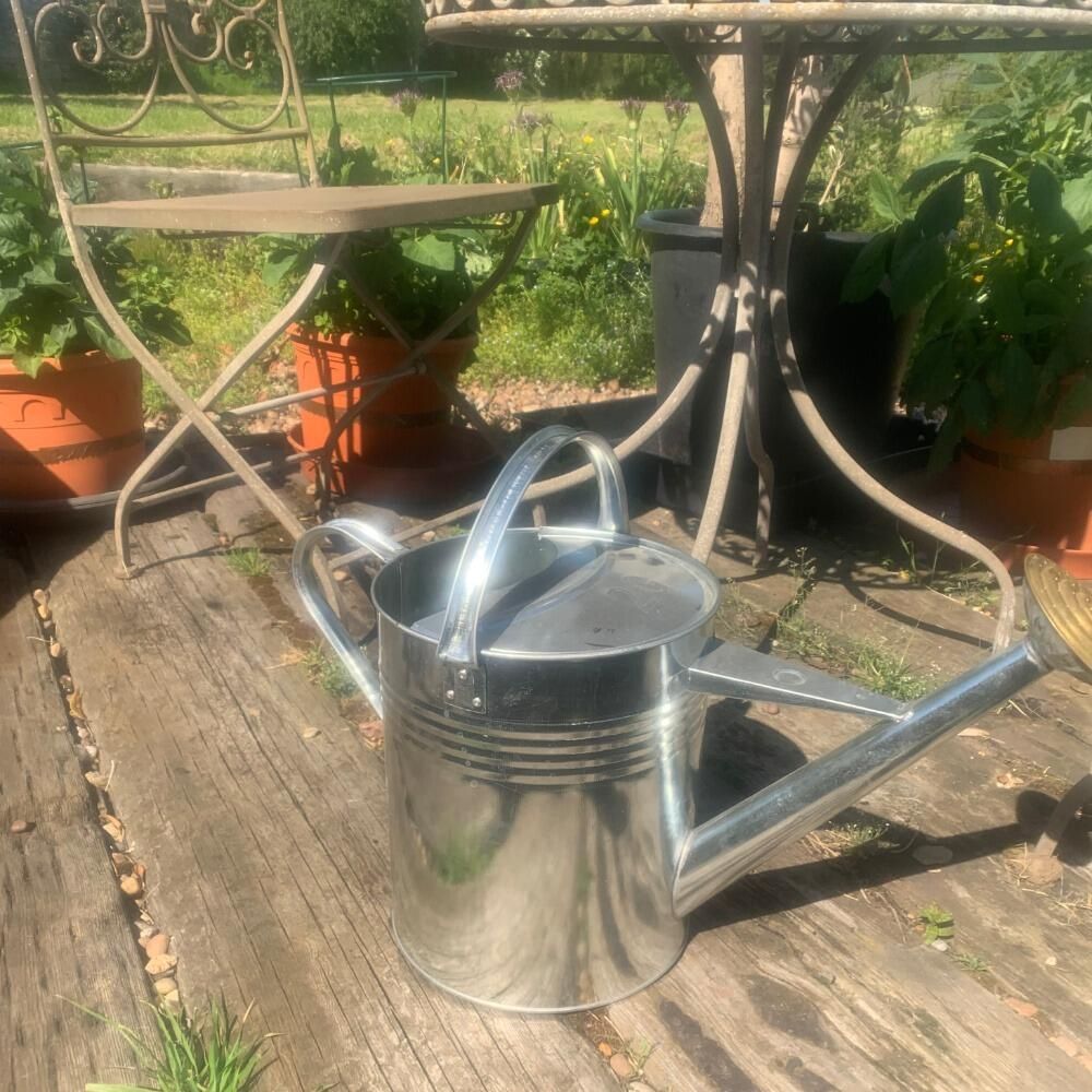 2 Gallon Metal Watering Can regarding Recycled Metal Watering Can