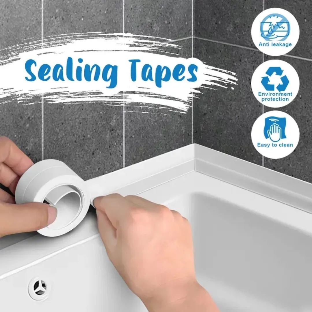 3-2M-Pvc-Waterproof-Sealing-Tape-For-Bathroom-Sink-Shower-Bathtub-And ... with regard to How to select the best tape for preventing shower leaks