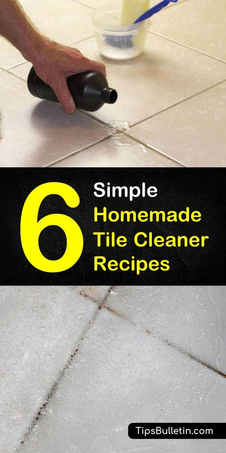 6 Handy Do-It-Yourself Tile Cleaner Solutions intended for Homemade Tile Polish Without Chemicals