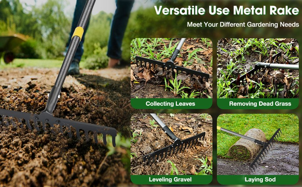 Building a Greener Garden with Recycled Steel Rake Technology