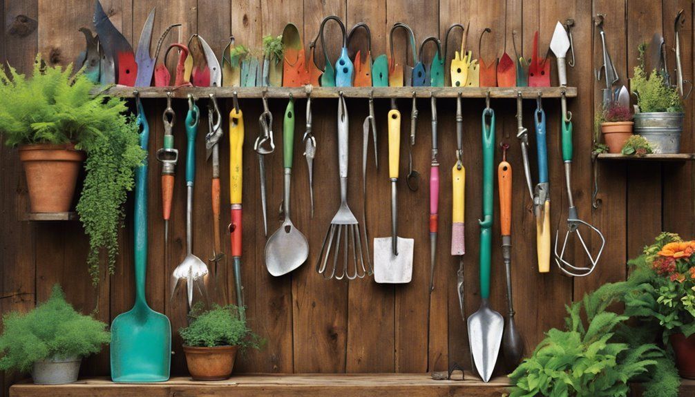 Best Hooks For Organizing Gardening Tools - Papahooks for Maximizing Garden Efficiency with Bamboo Tool Storage Systems
