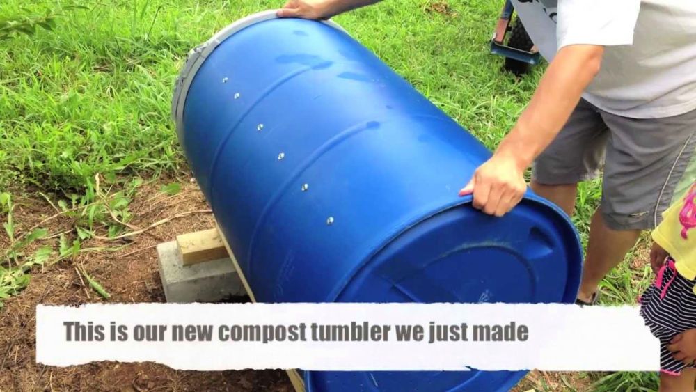Diy Compost Tumbler For Eco-Friendly Waste Management - Blitsy regarding Zero Waste Compost Tumbler