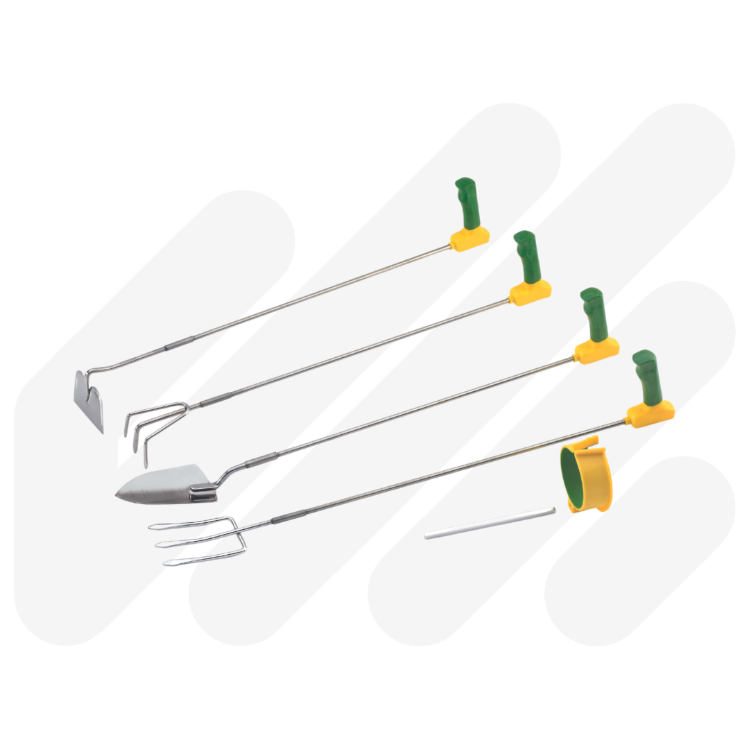 Easi-Grip Garden Long Reach Tool Set | Asr Accessible Products inside Bamboo Garden Tool Grips Eco
