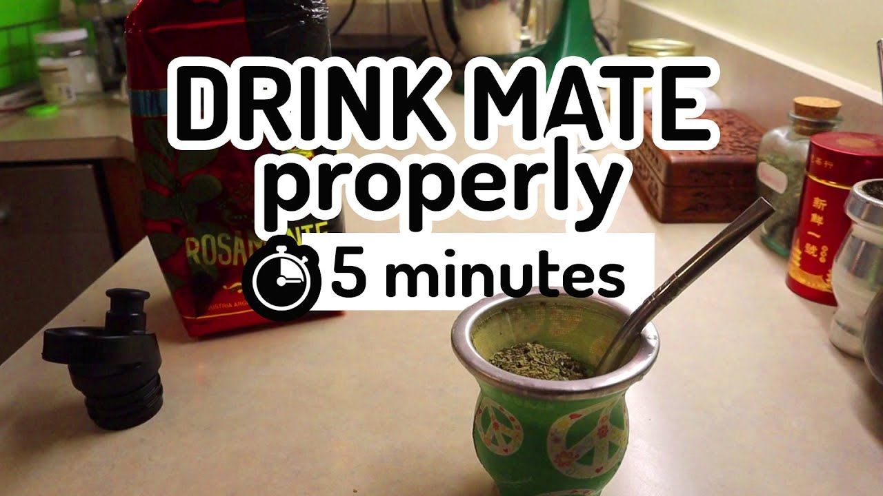 🧉 How To Drink Mate Properly (Out Of A Gourd) Drink Mate Instructions ... pertaining to Crean Mate Tool Cleaner Sustainable
