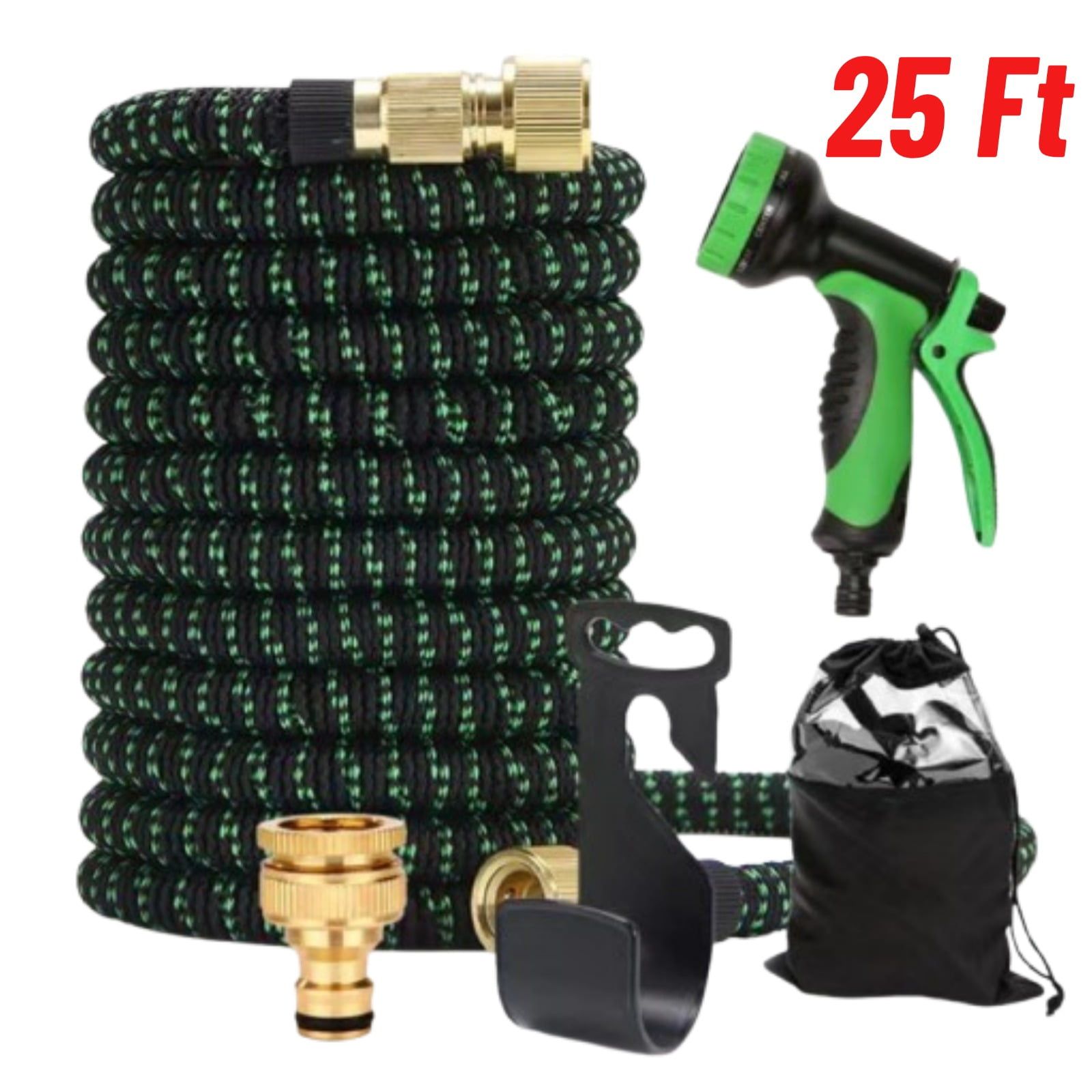 Garden Hose Upgraded Expandable Garden Hose 25 Ft Extra Strength 3/4 ... intended for Sustainable Garden Hose 25Ft