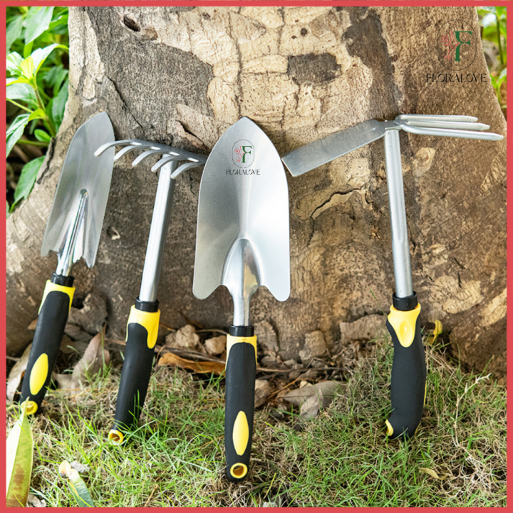Garden Tool Set Heavy Duty Garden Trowels Cast Aluminum Garden Hand ... intended for Bamboo Garden Tool Grips Eco
