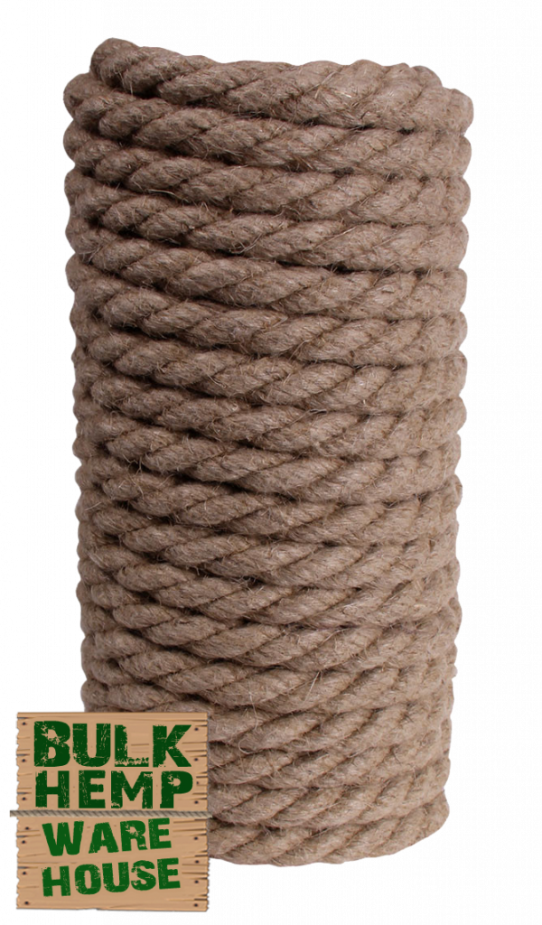 Hemp Rope - 30Mm (1 1/5 Inch) | 100 Meters | Bulk Hemp Warehouse for Hemp Rope For Garden Trellis