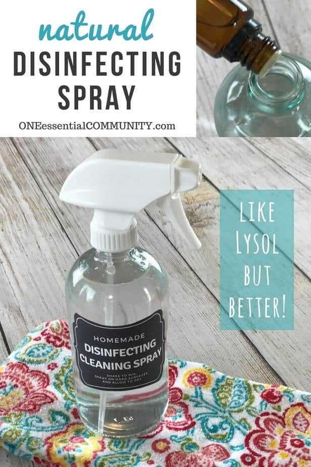 Homemade "Lysol" Disinfecting Cleaning Spray - One Essential Community throughout Disinfecting Tools Organically