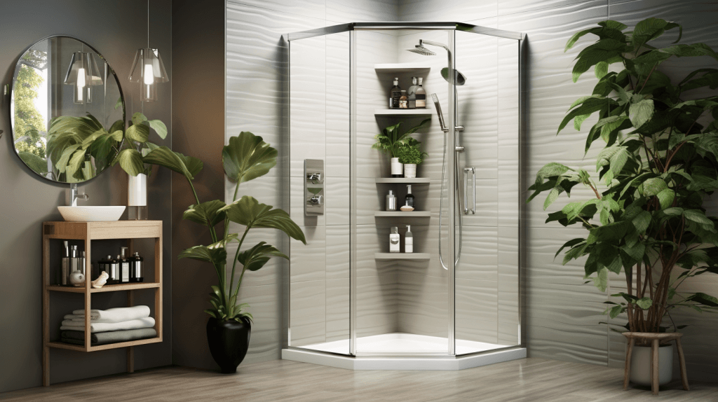 Maximize Your Small Bathroom Space With Luxurious Corner Shower Ideas ... intended for Best Handheld Shower Heads For Small Bathrooms