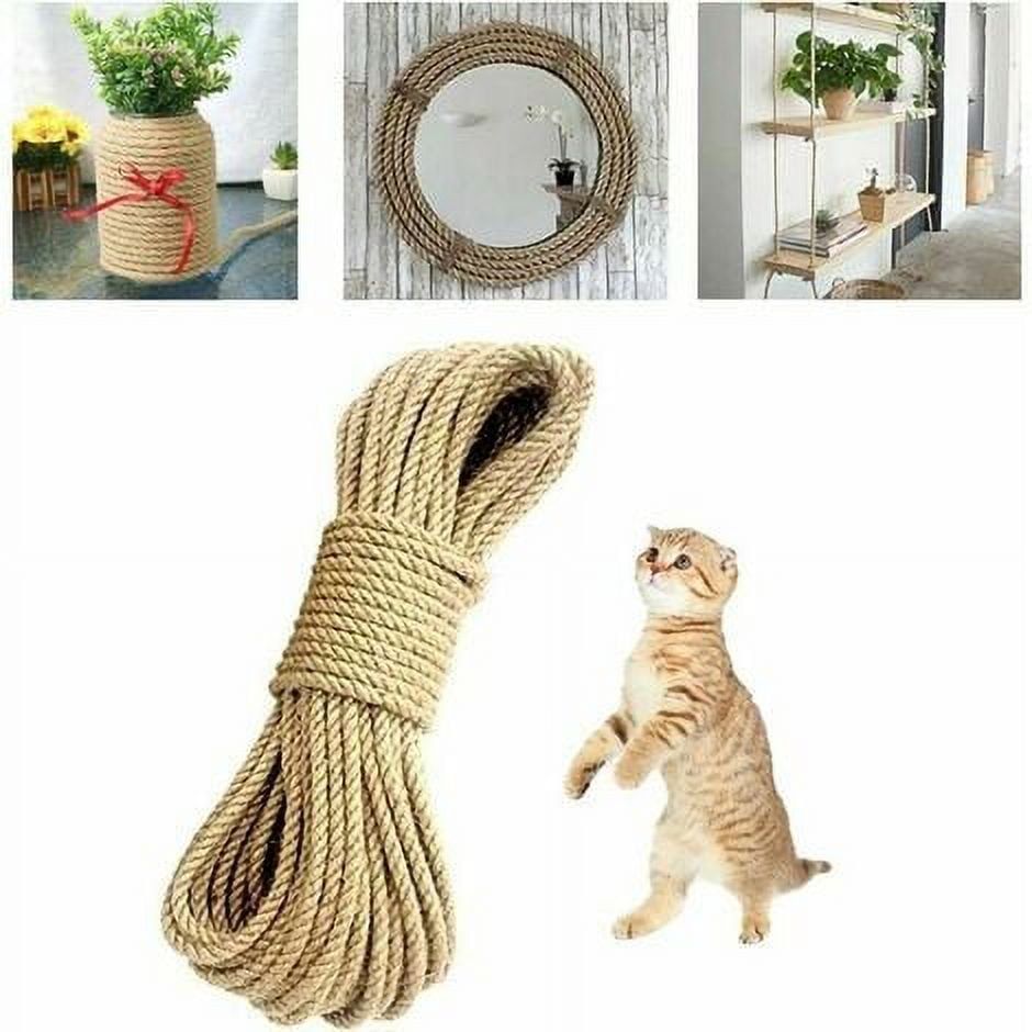 Long lasting hemp rope solutions for vertical gardening