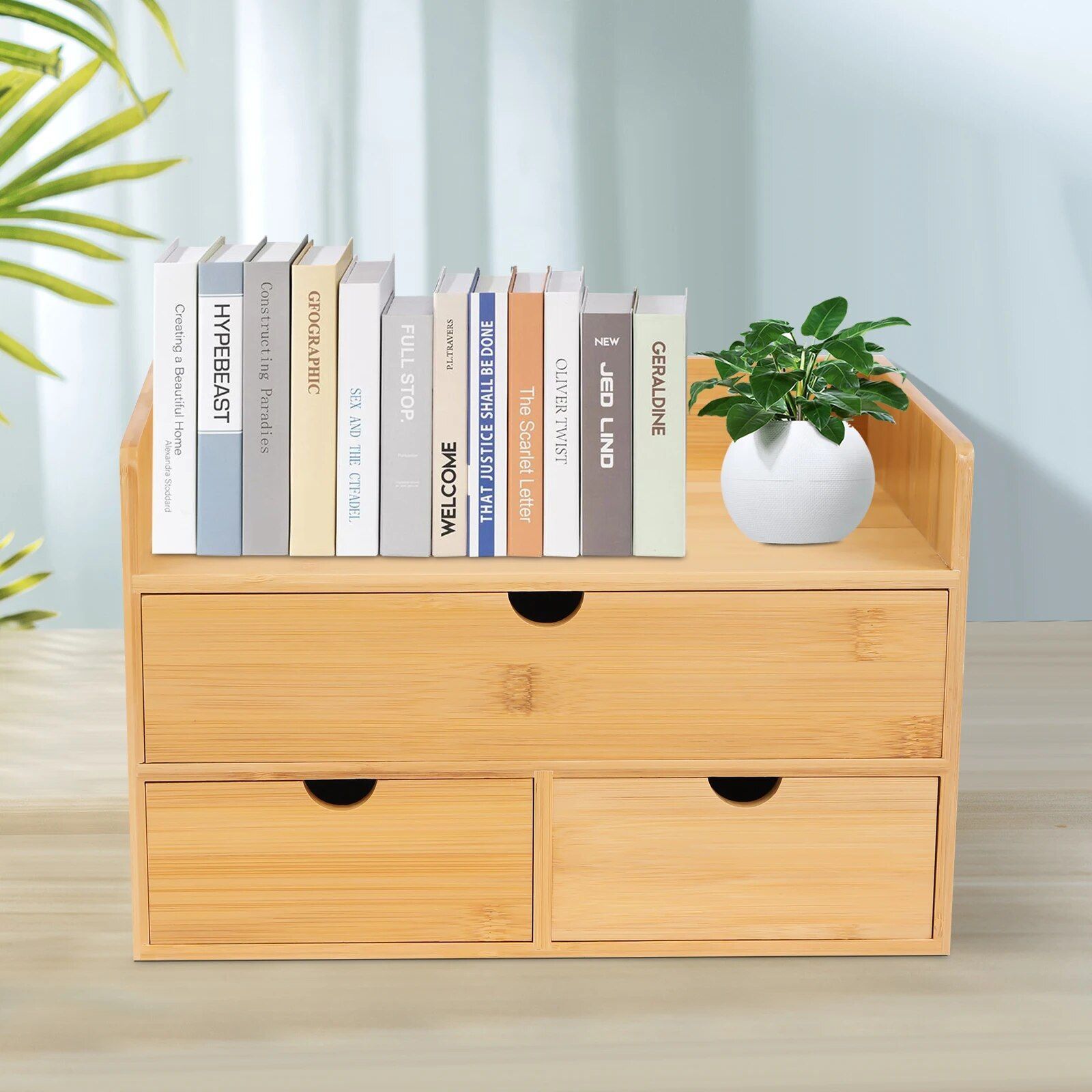 Original Bamboo 3-Drawer Desk Organizer with regard to Sustainable Storage Solutions: Bamboo Organizers for Every Gardener's Needs