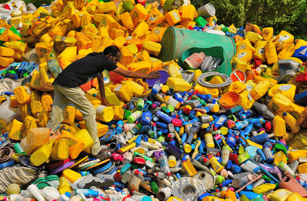 Recycled Plastic 101: How India Turns Waste Into Valuable Resources ... regarding Recycled Plastic Garden Dibber