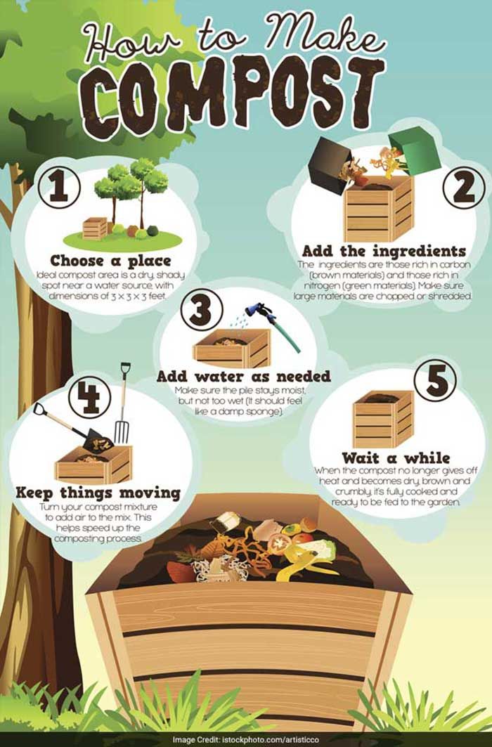 Step By Step Composting Process Diagram Composting Process in Simple Steps to Start Your Own Bamboo Compost Bin Eco System