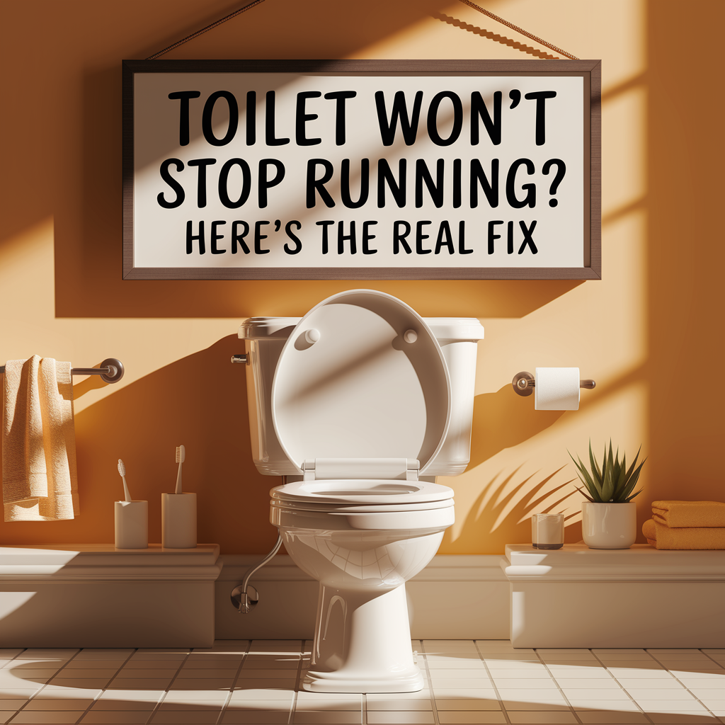 Quick Solutions When Your Toilet Won’t Stop Running