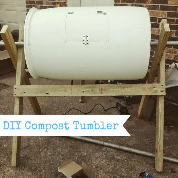 13 Homemade Compost Tumblers For Your Diy Composting Project | Compost ... throughout Compost Tumbler Eco Design