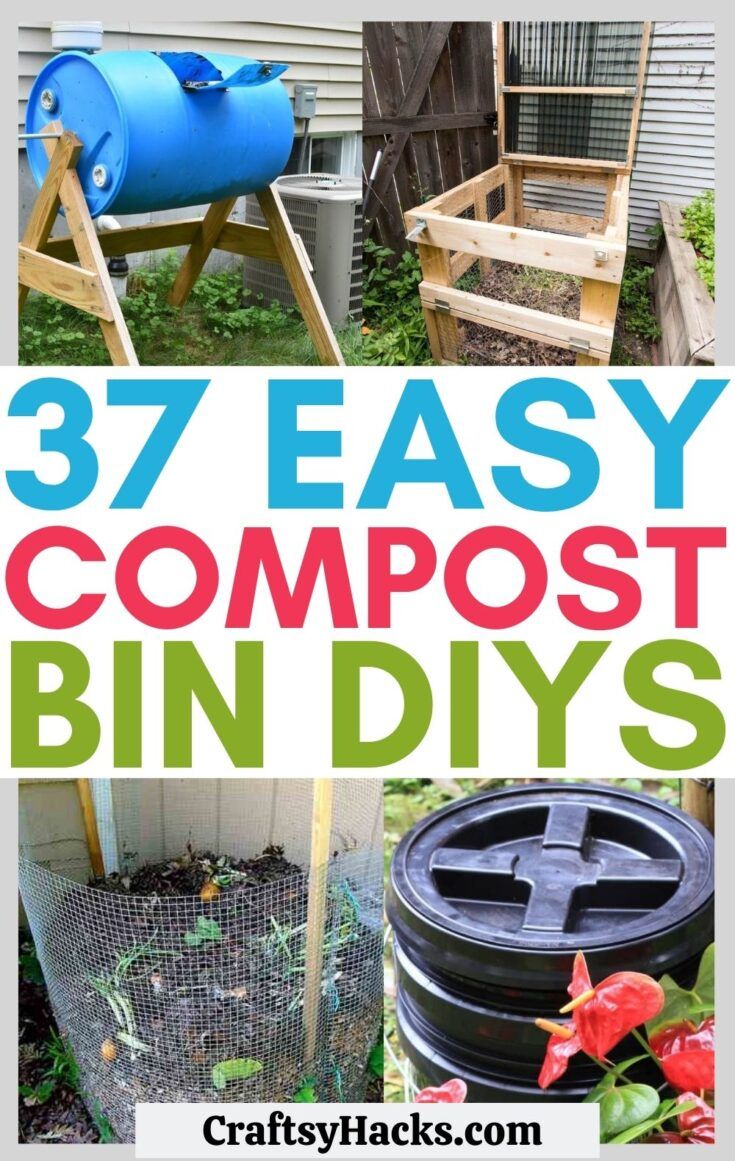 37 Extra Easy Diy Compost Bin Ideas - Craftsy Hacks within Compost Bin Eco Design