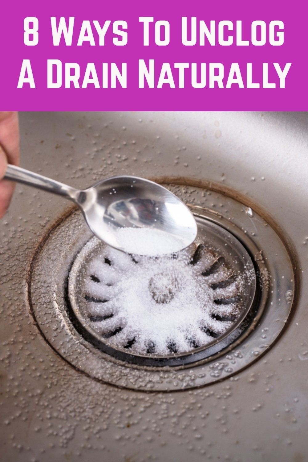 8 Ways To Unclog A Drain Naturally – Artofit with Diy Drain Cleaning Using Baking Soda And Salt