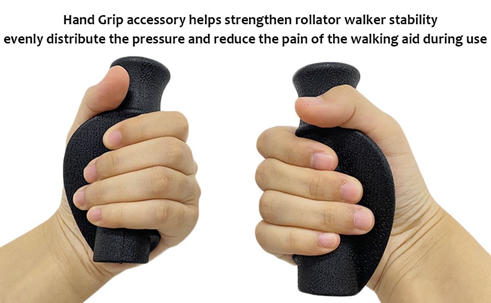 Amazon.com: Rollator Hand Grip For Rolling Walker Replacement - Elderly ... regarding Ergonomic Grip Replacement Eco