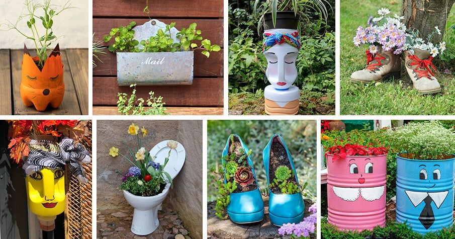 The Art of Creating Planters from Recycled Household Items