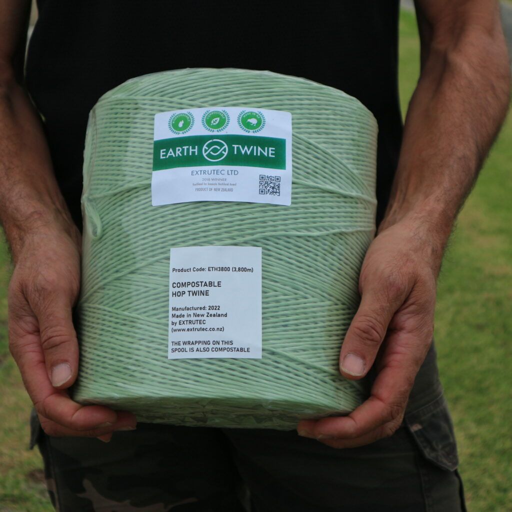 Earthtwine Compostable Twine, Green 3,800M Spool - Extrutec in Compostable Garden Twine Eco
