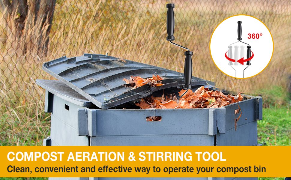 How to use compost aerator eco starter for faster decomposition and richer soil