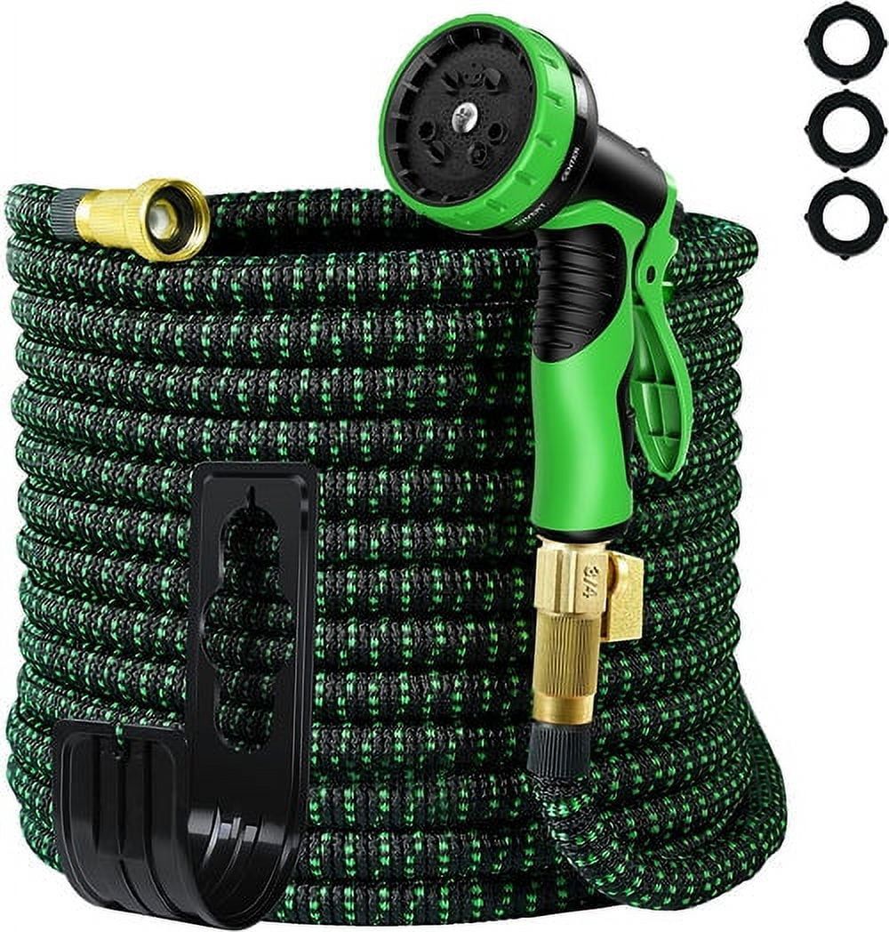 Expandable Garden Hose 50Ft Lightweight Flexible Water Hoses Green ... throughout Reducing water waste with a sustainable 50ft garden hose system for your garden