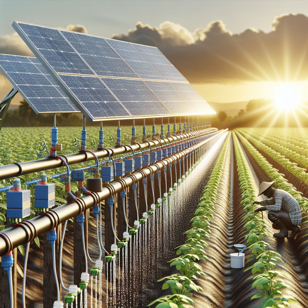 Furrow Vs Solar Drip Irrigation: Best Systems For Specific Crops ... with regard to Solar Drip Irrigation Controller