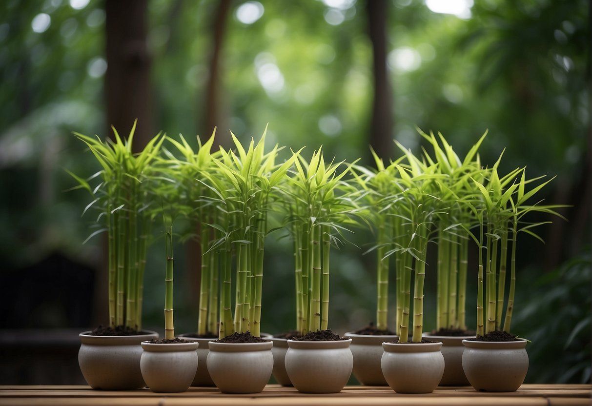 Growing Bamboo In Pots: Tips And Tricks For Successful Cultivation ... regarding Bamboo Seedling Pots Green