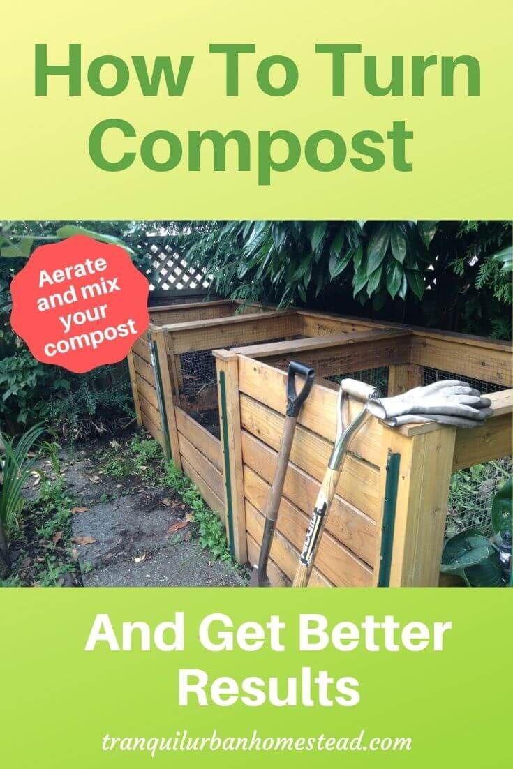 How To Turn Compost To Get Better Results | Compost Bin, Compost ... for Easy Methods for Starting a Compost Bin That Actually Delivers Results
