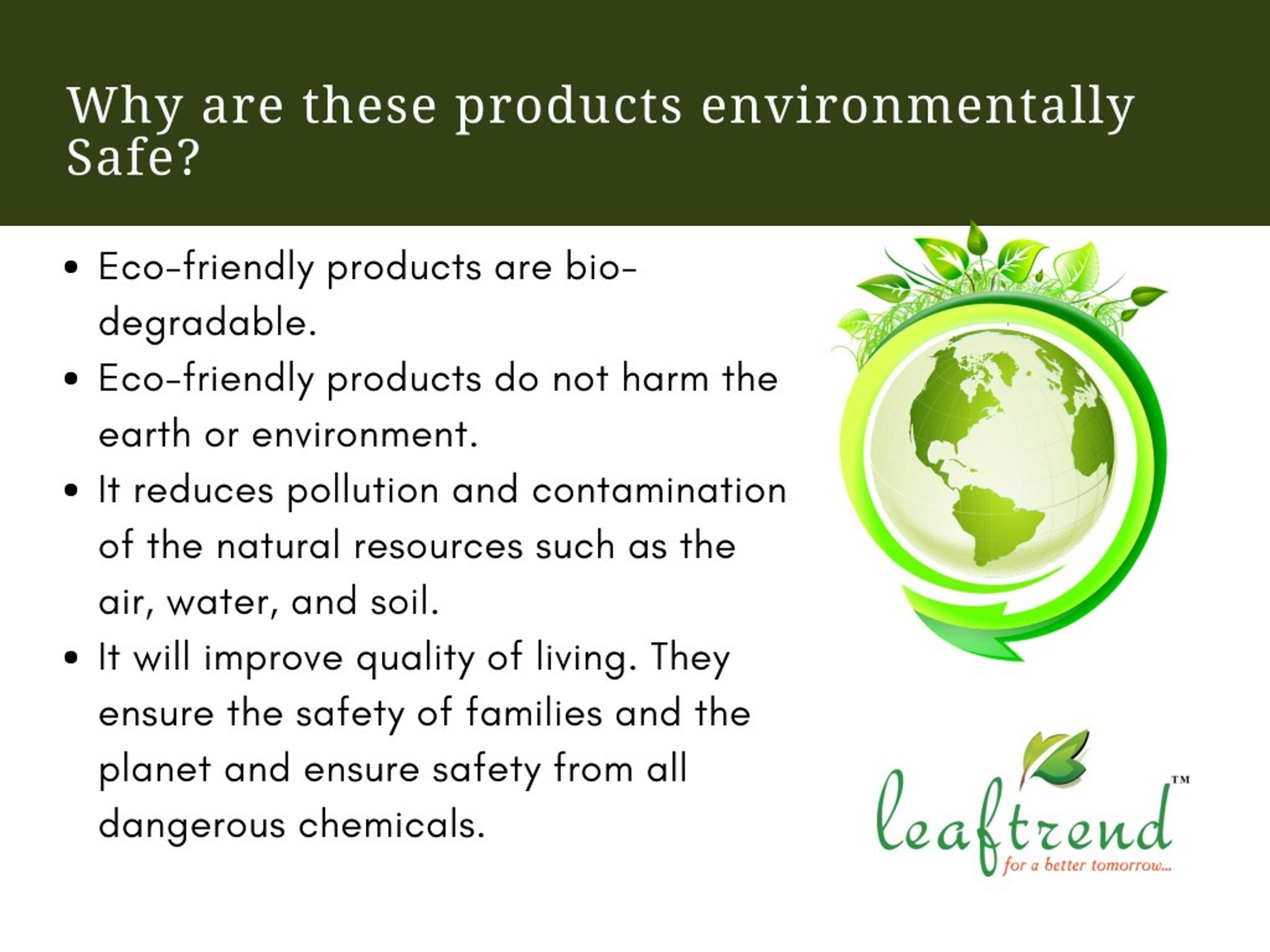 Ppt - Impact Of Using Eco-Friendly Products On Environment Powerpoint ... pertaining to Environmentally friendly oil choices for maintaining your garden implements