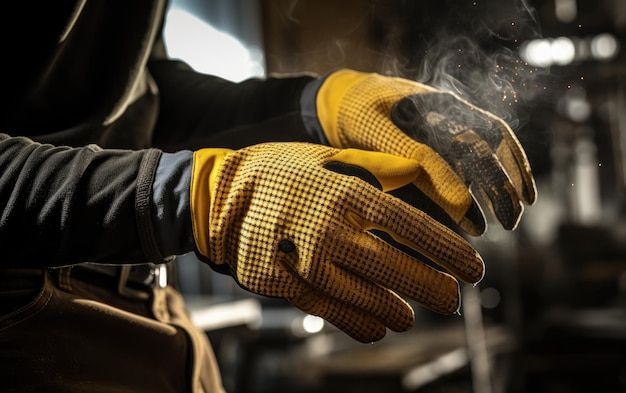 Premium Ai Image | Aramid Fiber Gloves with regard to Natural Fiber Garden Gloves