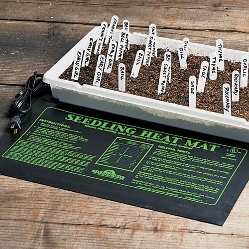 Seedling Heat Mat By Hydrofarm | Planet Natural inside Understanding Bamboo Seedling Heat Mat Eco for Indoor Gardens