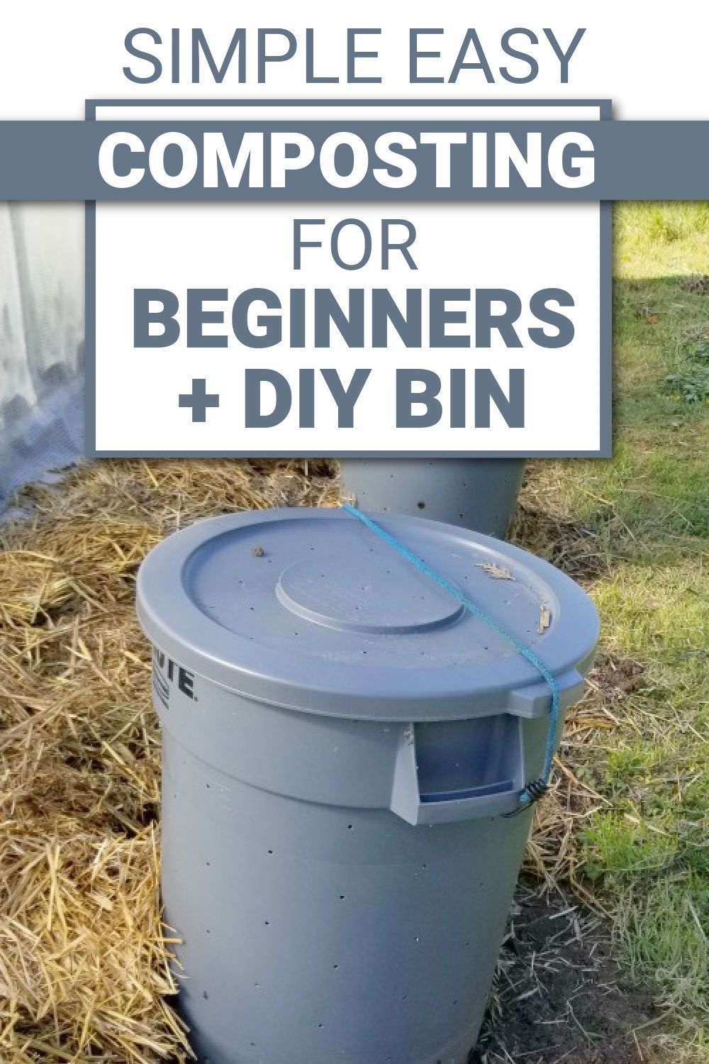 Simple Easy No Work Diy Composting (Step By Step Instructions!) | Diy ... in Easy Methods for Starting a Compost Bin That Actually Delivers Results