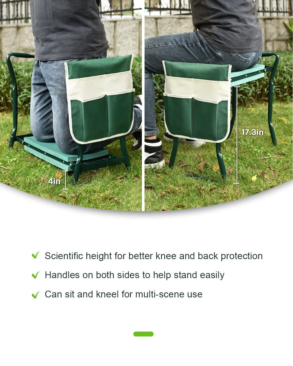 Reducing back strain in the garden: How proper kneeler design protects your spine