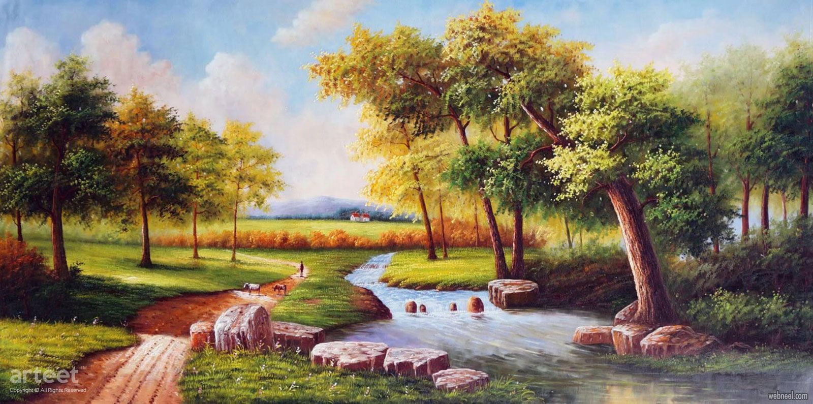 20 Beautiful Landscape Oil Paintings And Art Works From Top Artists pertaining to The Art and Science of Growing Beautiful Landscapes