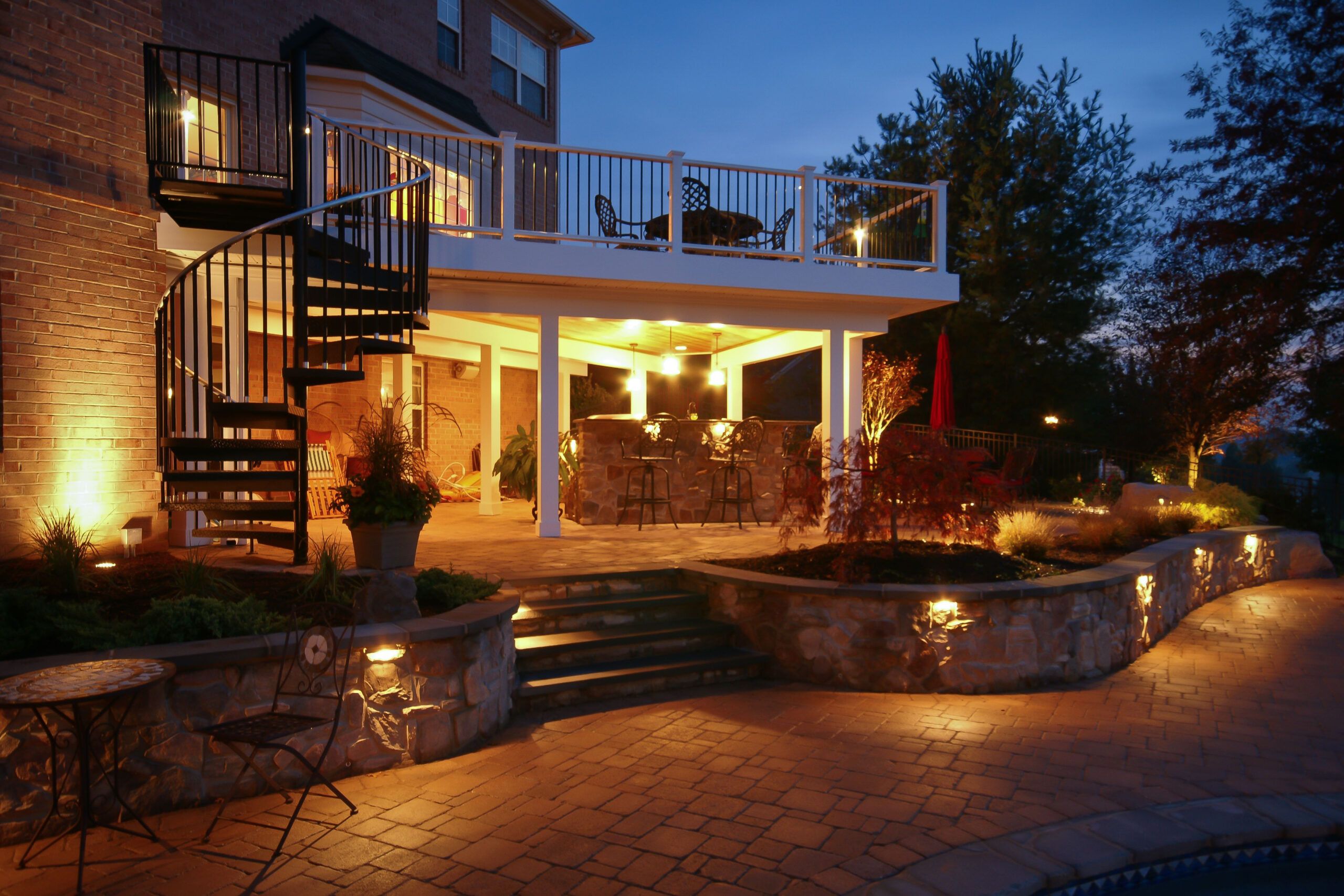 Annapolis Landscape Design Outdoor Lighting Annapolis Maryland | Spiral ... inside Smart Lighting Trends Reshaping Annapolis Outdoor Design