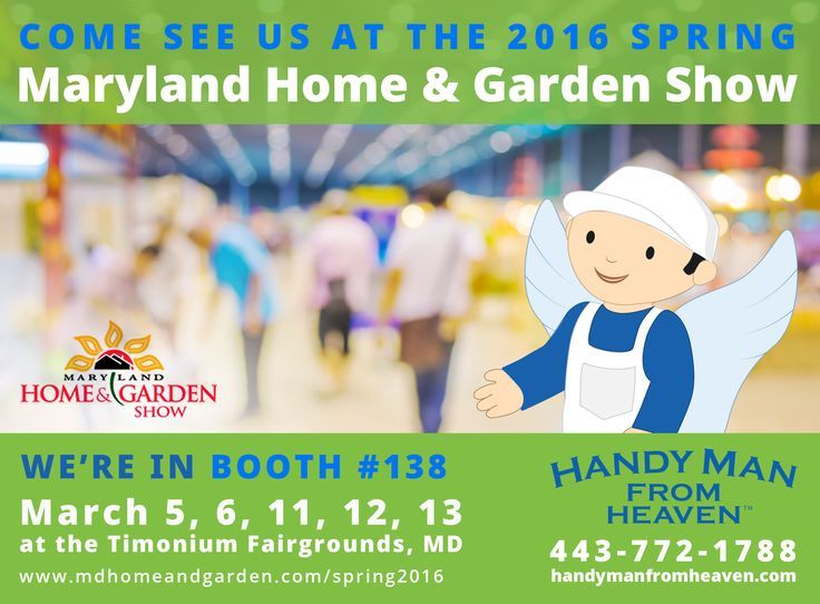 Come See Us At The Maryland Home &amp; Garden Show, Spring 2016 Edition. We ... for Inside Look at Timonium MD's Premier Home and Garden Exhibition