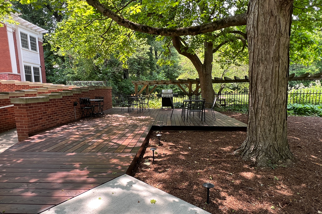 Ecap Students Create Sustainable Outdoor Space At Maplewood Guest House ... pertaining to J&amp;G Landscape Design