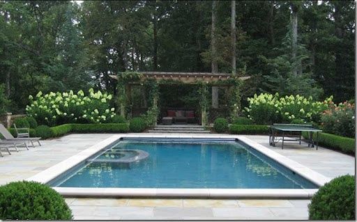 English Garden Pool Inspiration throughout English Garden With Pool
