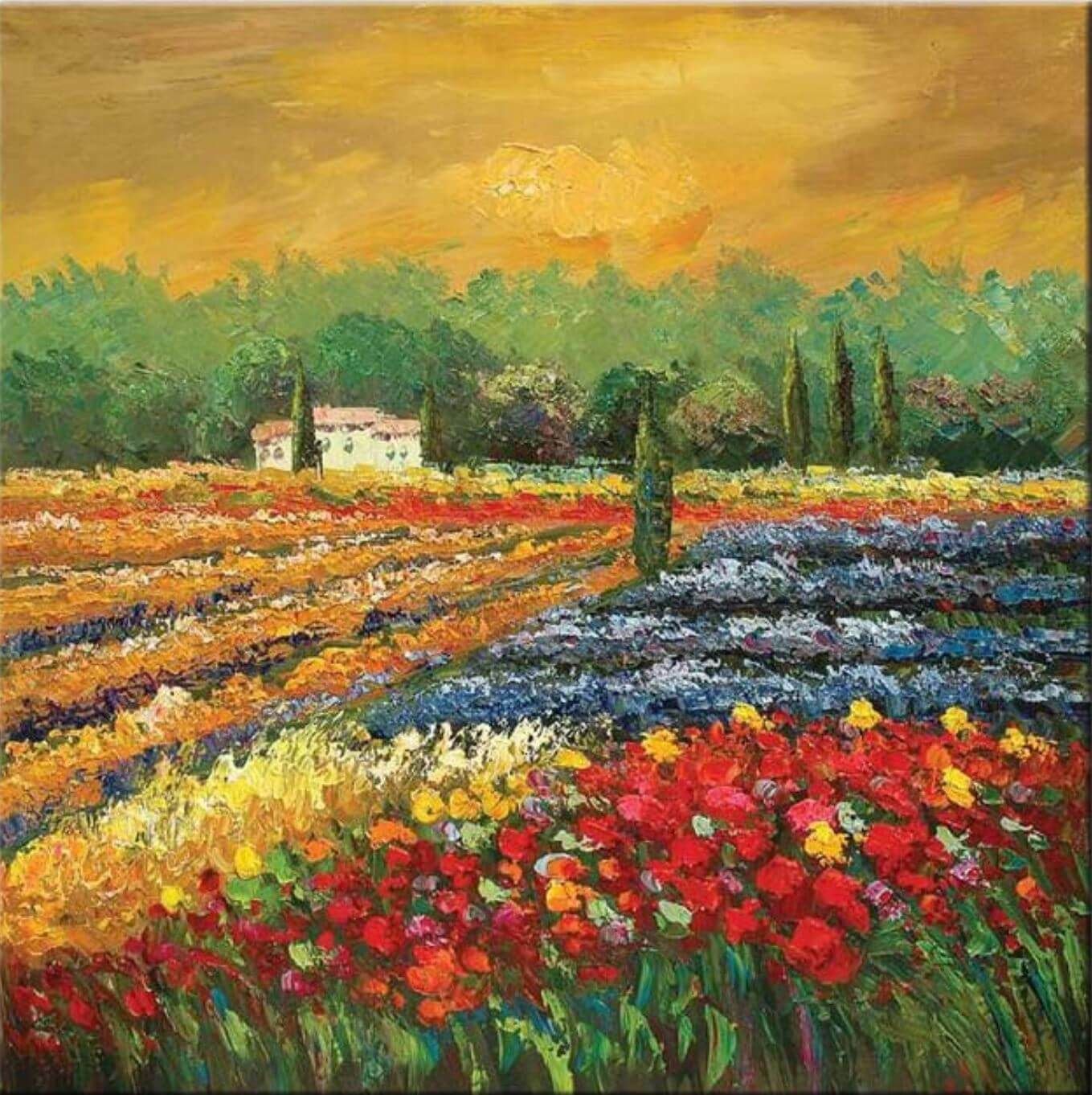 Landscape Oil Paintings Beautiful - United Unity Network regarding Lush Landscape Design