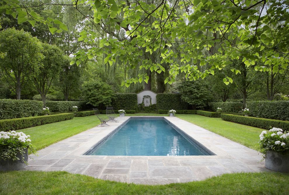 Pool Patio &amp; Formal English Gardens - Traditional - Pool - New York ... regarding English Garden With Pool